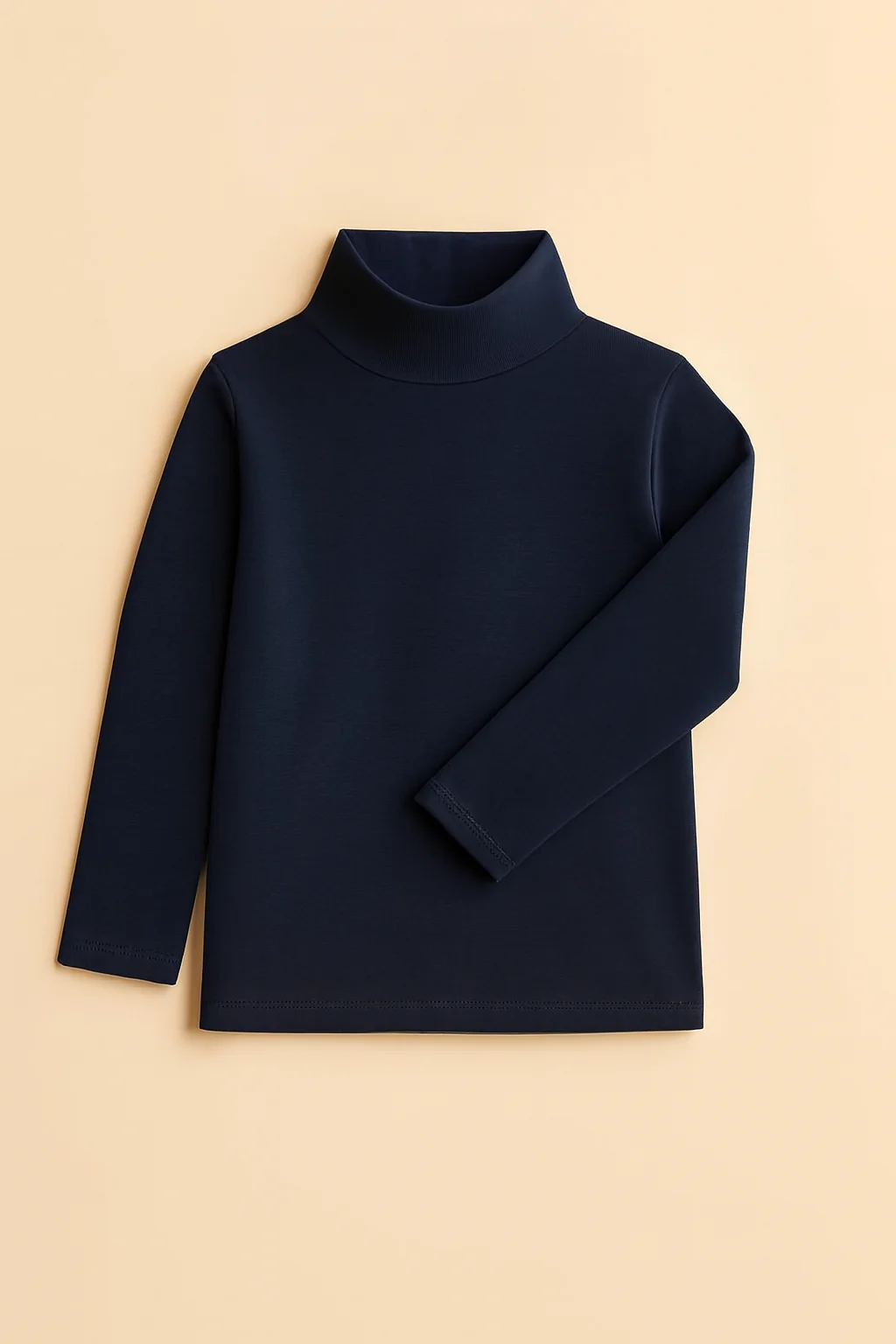 Kids Thermal Turtle neck inner - Full Sleeve - Cotton - Navy Blue