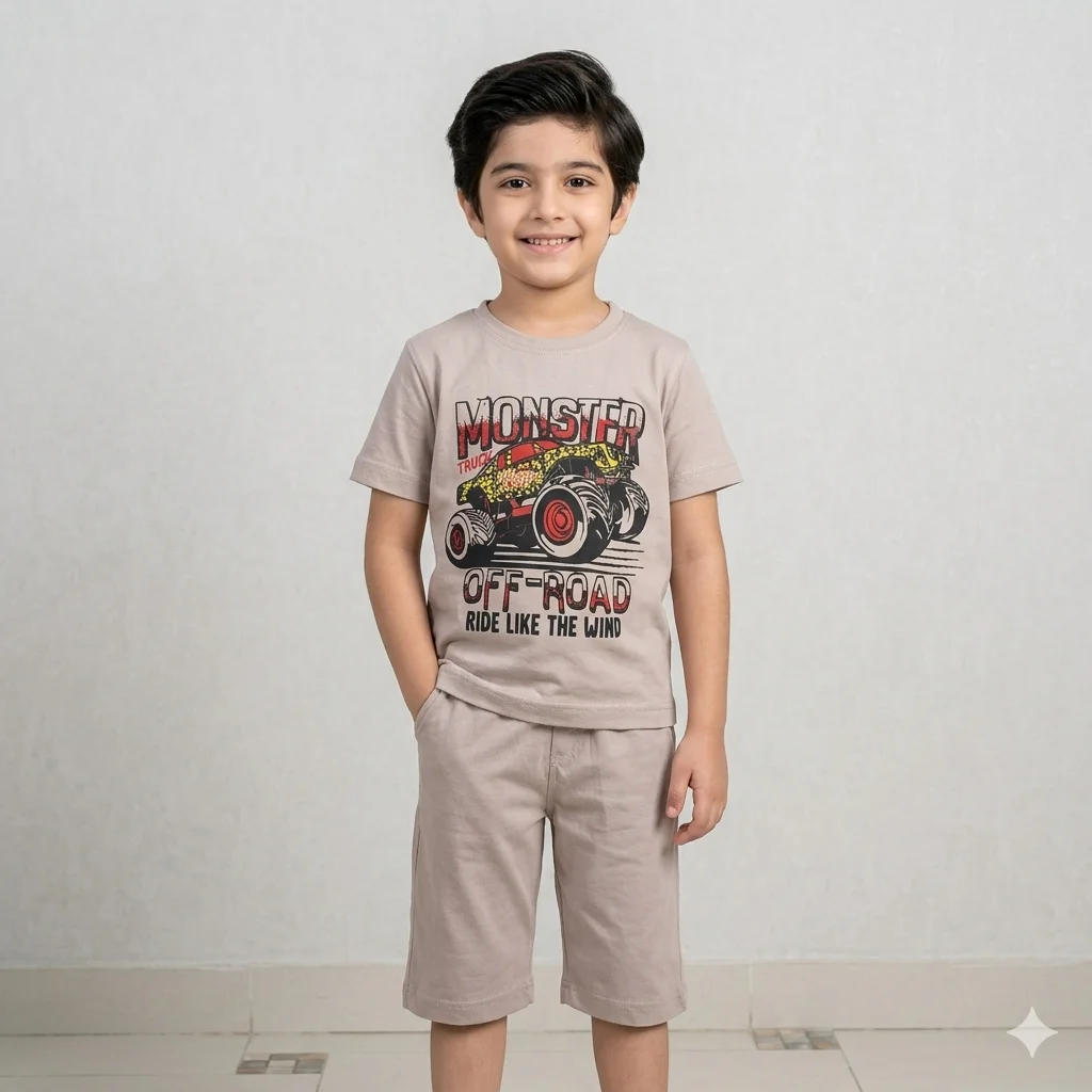 Kids Thermal Turtle neck inner - Full Sleeve - Cotton - Blue Grey